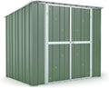 Box in Acciaio Zincato Casetta da Giardino in Lamiera 2.31 x 1.75 m x h2.02 m - 81 KG – 4.04 metri quadri (Verde)