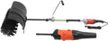 Spazzaneve elettrico 2 in 1, scopa portatile, pala da neve, spazzatrice manuale con ventilatore e spazzola, larghezza di lavoro 55 cm