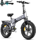 ENGWE Bici Elettrica Pieghevole, Bicicletta Elettrica da 48V 13Ah Batteria Rimovibile, Autonomia di 50-120 km E-bike，20×4.0 Fat Tire 7 Velocità ebike da per Ogni Terreno