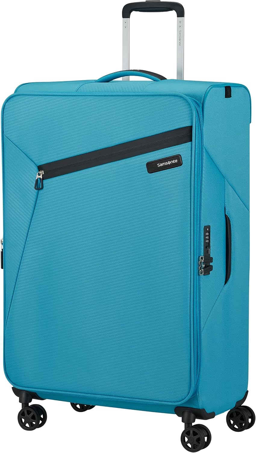 Samsonite Litebeam - Spinner L, Valigia Espandibile, Blu (Ocean Blue), Spinner 77 cm