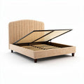 Letto con contenitore in tessuto per camera da letto – 210 x 160 x 100 cm