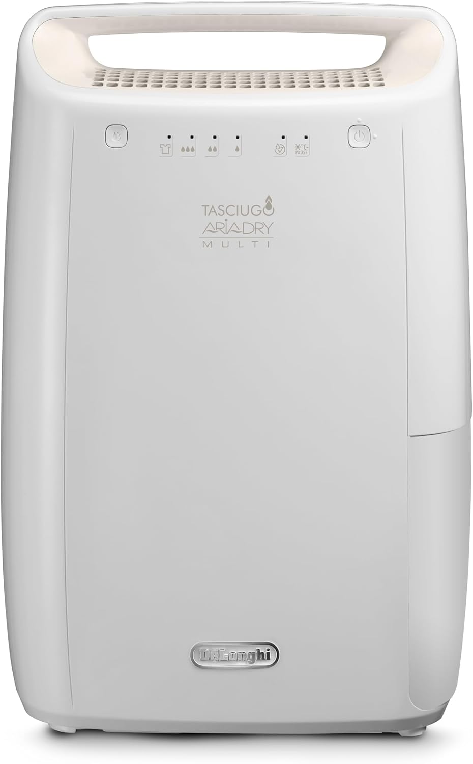 De'Longhi Tasciugo AriaDry Deumidificatore DEX210SF, Deumidificatore Portatile con Sistema di Filtrazione a 3 Azioni, Funzione Asciutto, Umidificazione 14L/Giorno, R290, Serbatoio Rimovibile, Bianco