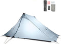 3FULGEAR Lanshan 2 Pro Tenda da campeggio ultraleggera per 2 persone, 3/4 stagioni, professionale, in silnylon 20D, senza asta, per campeggio, arrampicata, escursionismo