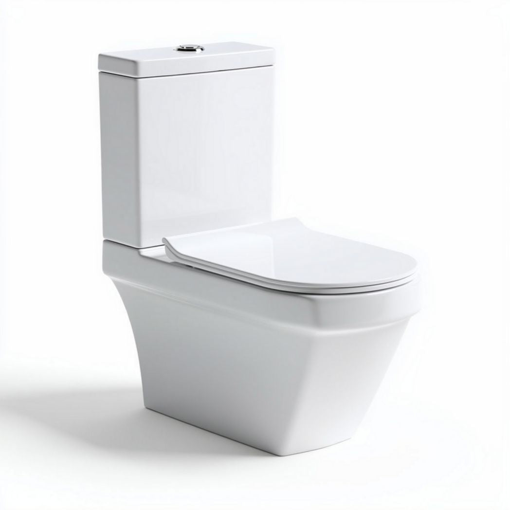 Toilette sospesa in ceramica per bagno – 70 x 38 x 76 cm