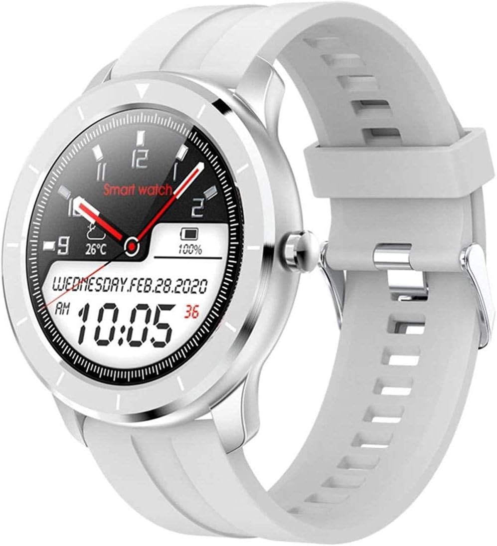 PURRL Uomo Donna Quadrante Personalizzato Full Touch Screen IP68 SmartWatch Impermeabile per Orologi Fitness Android iOS (Colore : Grigio) little surprise
