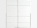 AVANTI TRENDSTORE - Fahda Wardrobe with Sliding Doors with Hanging Doors and Shelves Available in Various Colours Dimensions LAP 270 x 210 x 61.1 cm (White)