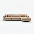 Divano angolare in tessuto per soggiorno – 250 x 90 x 80 cm