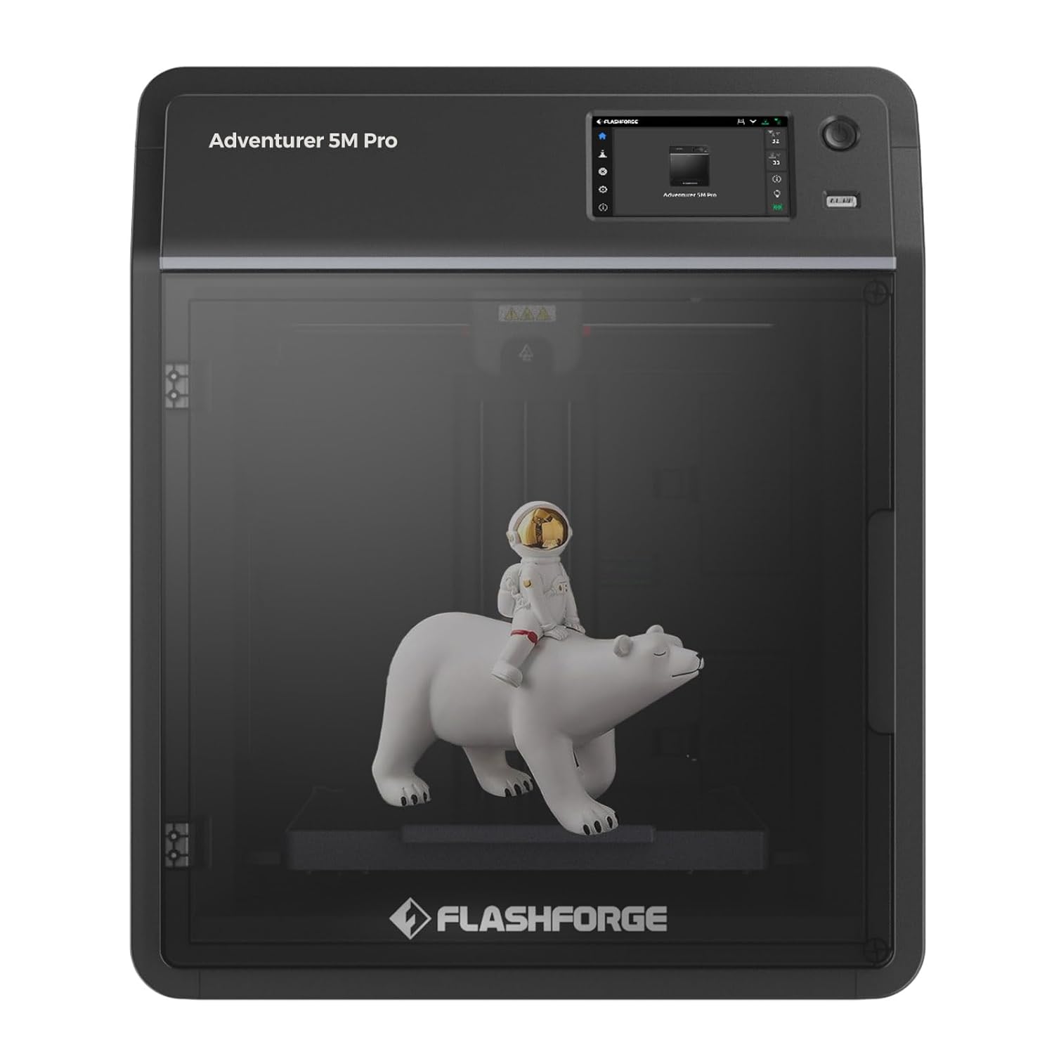 Stampanti 3D Flashforge Adventurer 5M Pro con Vigilanza Telecamere,Velocità Massima 600 mm/s,Riscaldamento Rapido con Ugello a 280°C,Doppia Filtrazione dell'aria a Circolazione Interna ed Esterna