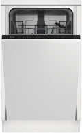 beko DIS35020 - SLIM 45 cm built-in dishwasher with total retractable, 10 place settings, LED, silent