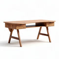 Scrivania in legno con cassetti per ufficio domestico – 120 x 60 x 75 cm