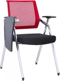Sedia da Conferenza Pieghevole Traspirante con Braccioli E Imbottitura per Reception E Personale, Verde, 49 X 59 X 87 Cm,Rood-49 * 59 * 87cm