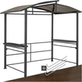 tectake® Chiosco per grigliate Asado, Telaio Stabile, Struttura Robusta, Ottimale per Giardino, Accessori Arredamento Esterno, Areazione, Arredo Giardino, Copertura, Riparo