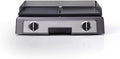 Cuisinart Dual sided Hot Plate Entertaining Grill  Griddle | XL Electric Plancha Grill | Piastra rimovibile antiaderente, Dual-zone Health Grill | Temp Control 90°C-260°C