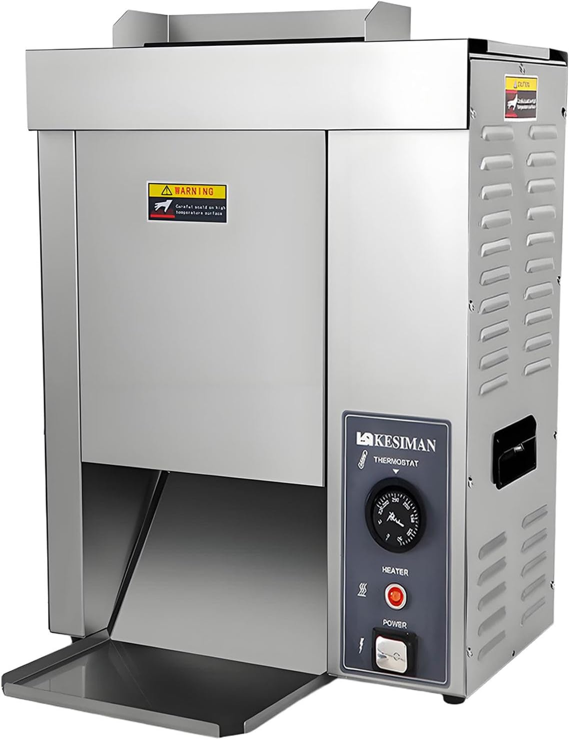 Macchina Commerciale per Hamburger, Verticale 2000 W, Tipo a Catena, Automatica, tostapane Elettrico illimitato per panini per Fast Food, grigliatura e doratura 1400 fette/Ora.