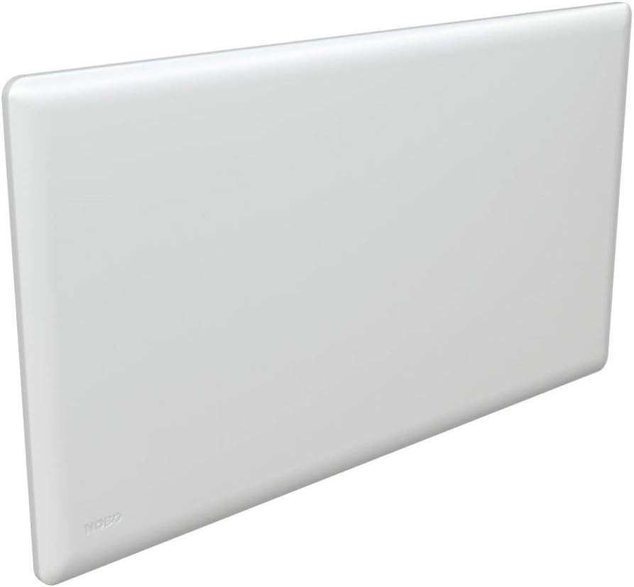 NOBO E82440005 Radiatore elettrico a convezione naturale da 500W con termostato NCU-2Te, Bianco
